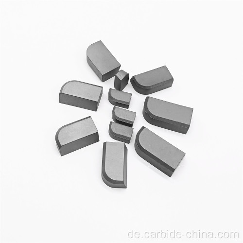 Zementierte Carbid -Widia -Schweißeinsätze für verspannte Werkzeuge